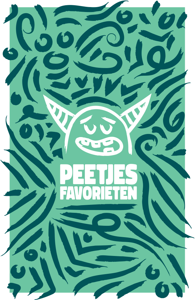 Peetjes Favorieten Visitekaartje staand