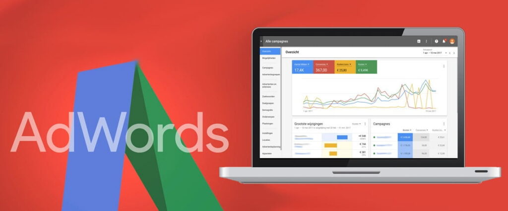 Metamorfose Google Adwords interface