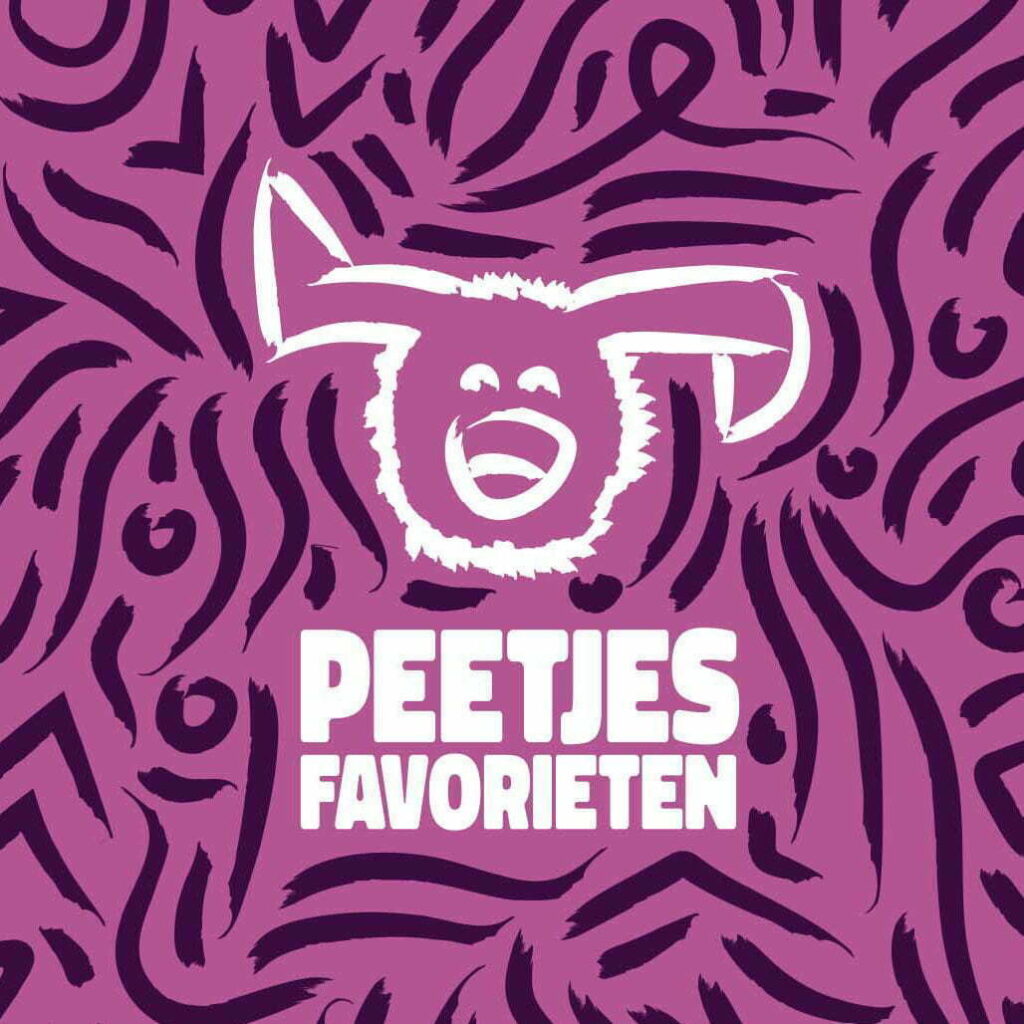 Peetjes Favorieten bedankt kaartje