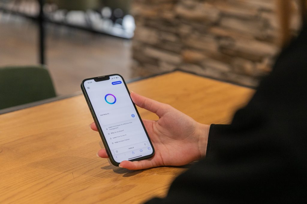 META AI op telefoon